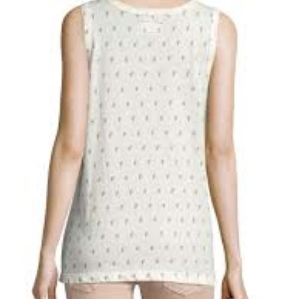Current/Elliott Cactus Muscle Tank in White Mint - Picture 2 of 2